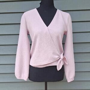 Madewell Texture And Threads Light Pink Top Size Xs